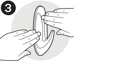 벽에 대고 누릅니다
