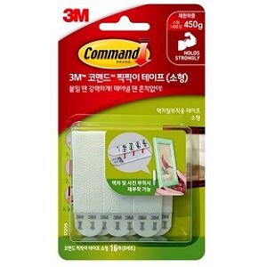 3M™ 코맨드™ 액자 부착 테이프 17205, 소형
