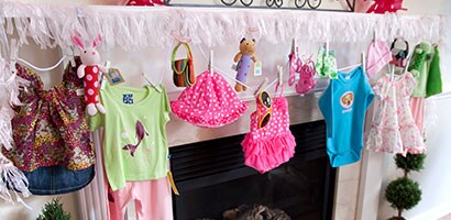 Baby Shower Clothesline